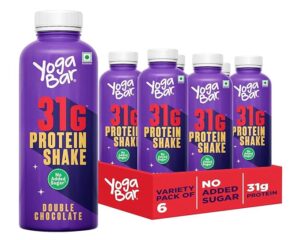 Yogabar 31g Protein Shake (6 Bottles