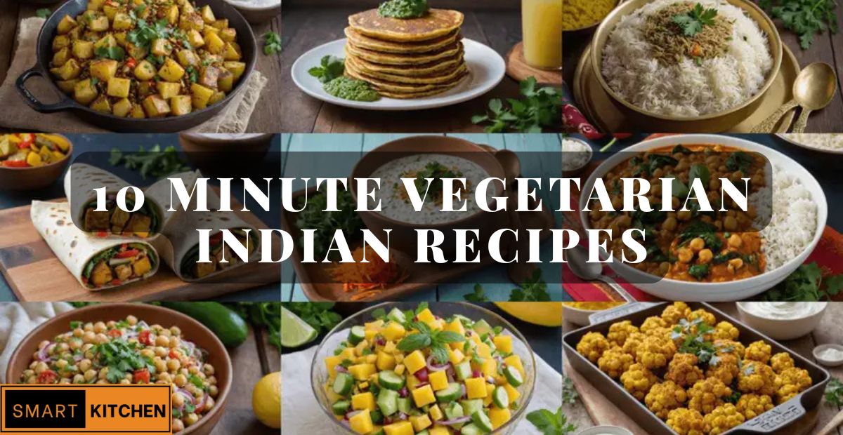 10 Minute Vegetarian Indian Recipes